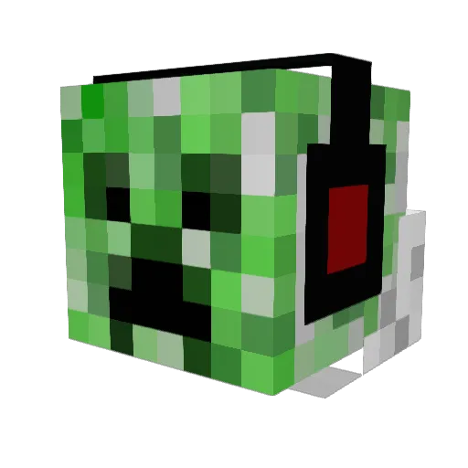 oscarbigdog Minecraft avatar head, 3D render