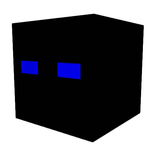 oscarchen Minecraft avatar head, 3D render