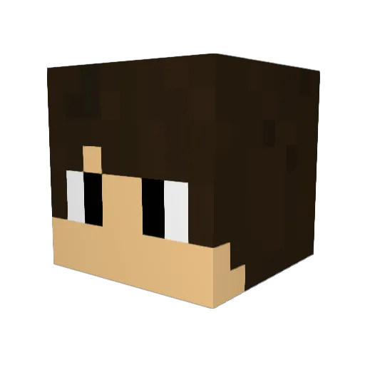 oscargo01 Minecraft avatar head, 3D render