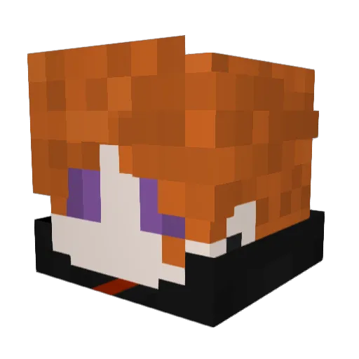 oscario2 Minecraft avatar head, 3D render