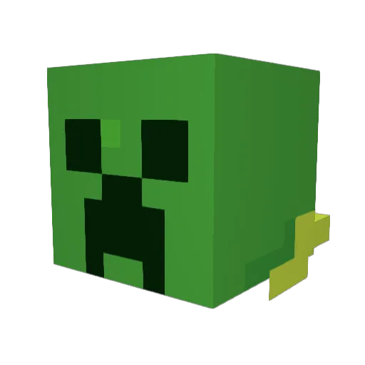oscarmansports Minecraft avatar head, 3D render