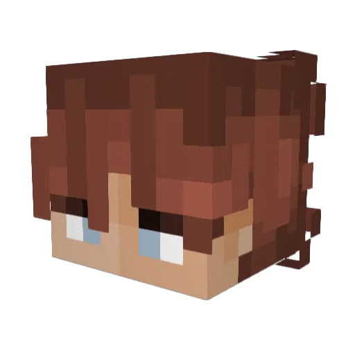 oscoolGamingYT Minecraft avatar head, 3D render