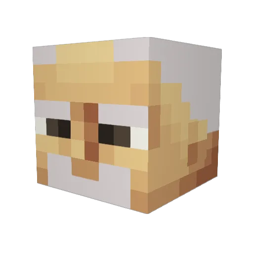 oscurax17 Minecraft avatar head, 3D render