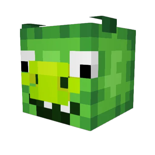oscurion1 Minecraft avatar head, 3D render