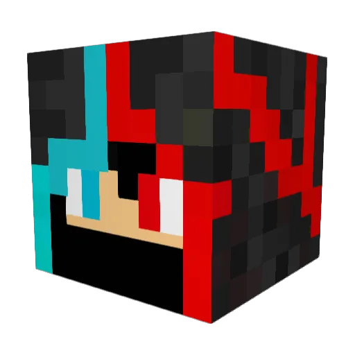 osesmen Minecraft avatar head, 3D render
