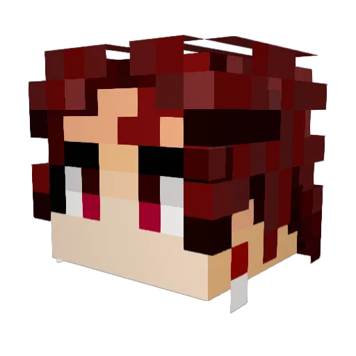 osh0727 Minecraft avatar head, 3D render