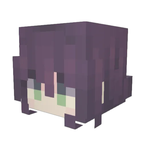 oshachop Minecraft avatar head, 3D render