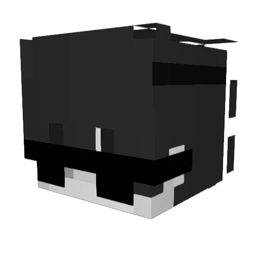 oshagoatt Minecraft avatar head, 3D render