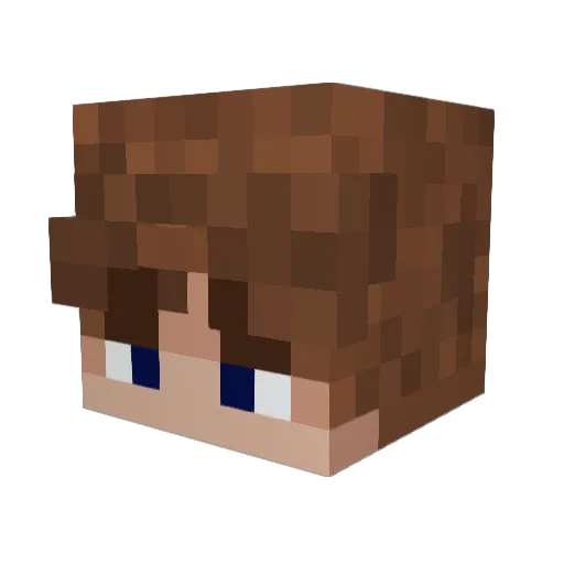 oshuns Minecraft avatar head, 3D render
