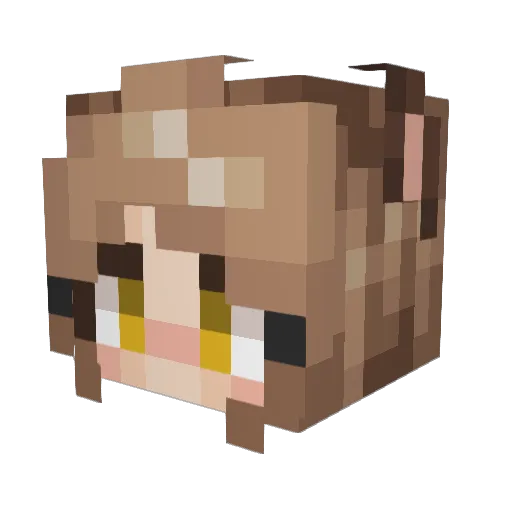 osierriv Minecraft avatar head, 3D render