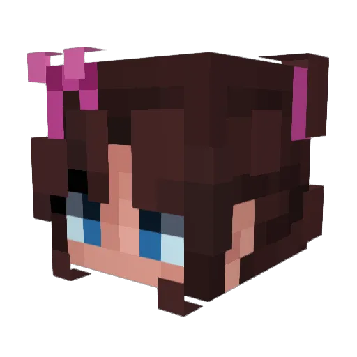 osilia Minecraft avatar head, 3D render