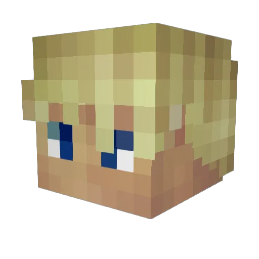 osirisdragon Minecraft avatar head, 3D render