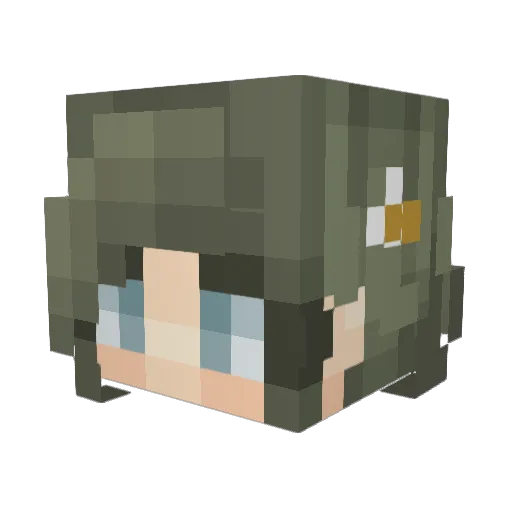 ositadegoma12 Minecraft avatar head, 3D render