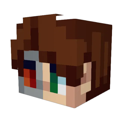 oskar228007 Minecraft avatar head, 3D render