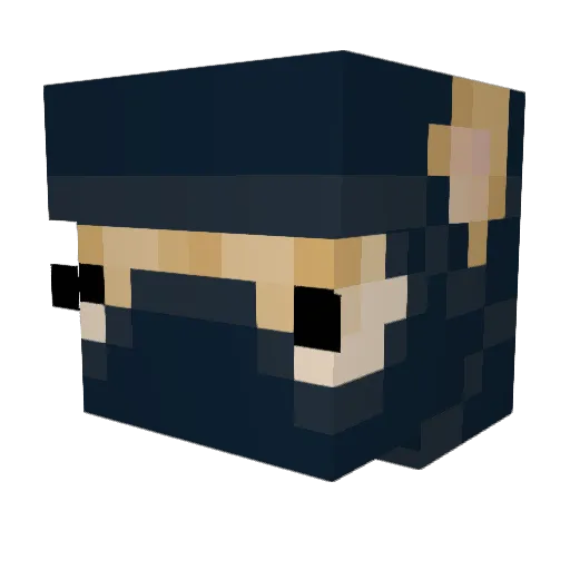 oskar9779 Minecraft avatar head, 3D render