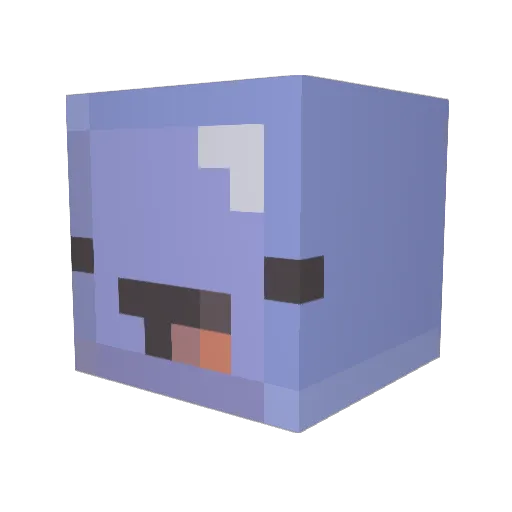 oskar_lebt Minecraft avatar head, 3D render