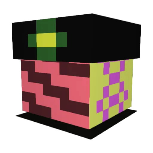 oskardam Minecraft avatar head, 3D render
