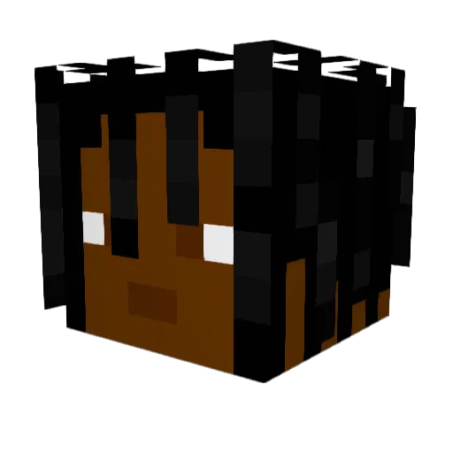 oskarokej Minecraft avatar head, 3D render