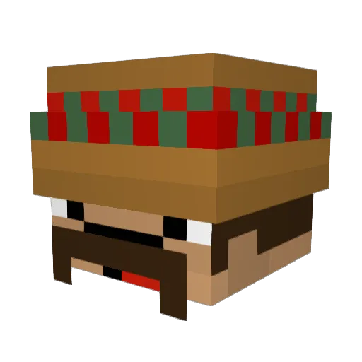 oskiboski244 Minecraft avatar head, 3D render