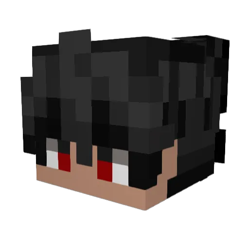 oskitoNB Minecraft avatar head, 3D render