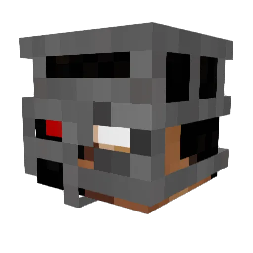 osmanemin Minecraft avatar head, 3D render