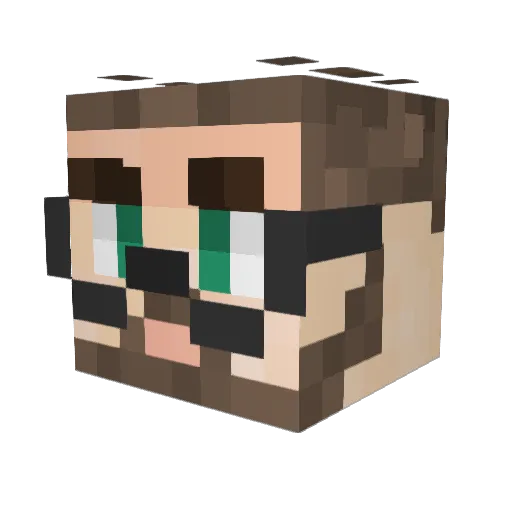osmiley11061 Minecraft avatar head, 3D render