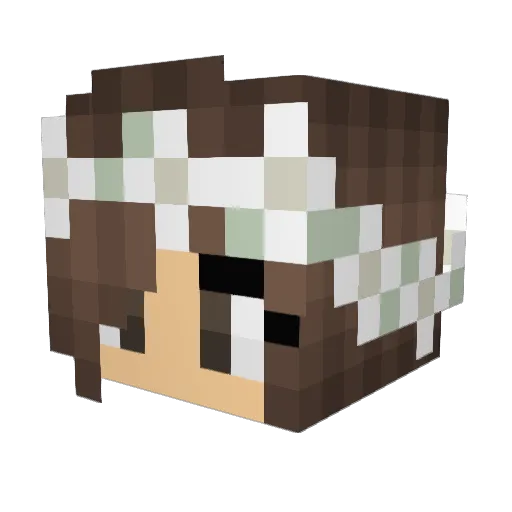 osmirosales Minecraft avatar head, 3D render