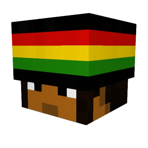 osmsolutions Minecraft avatar head, 3D render