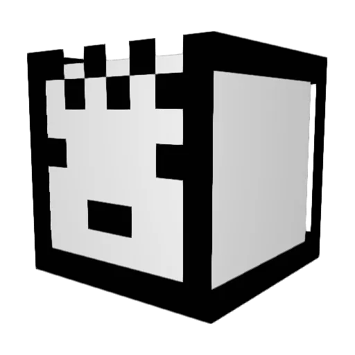 osmul_ Minecraft avatar head, 3D render