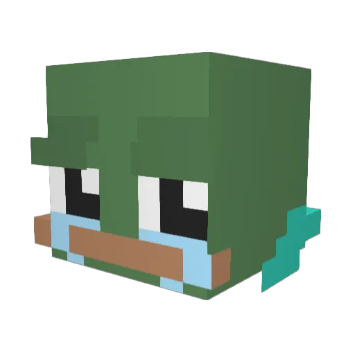 oso_cologne Minecraft avatar head, 3D render
