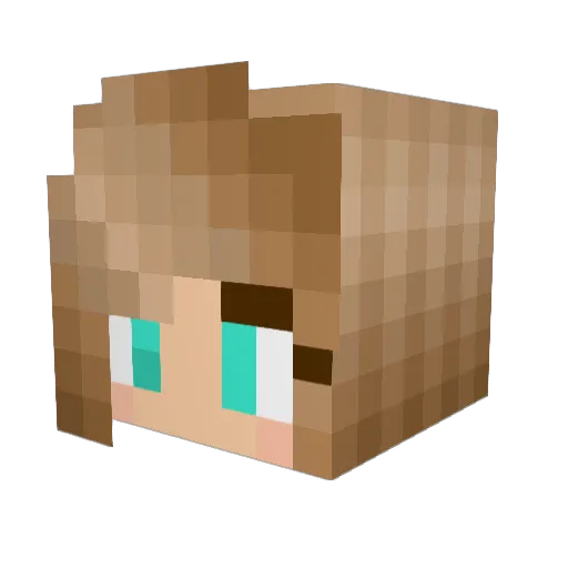 osorisbunny Minecraft avatar head, 3D render