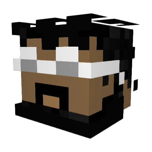 osovazquez Minecraft avatar head, 3D render