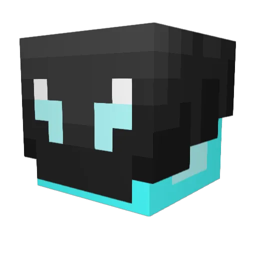 ospins Minecraft avatar head, 3D render