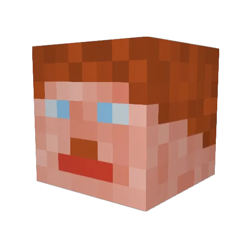 ospis12 Minecraft avatar head, 3D render
