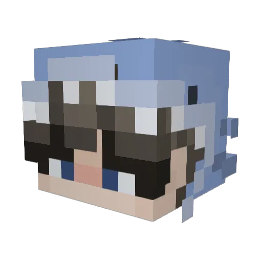 osqar837 Minecraft avatar head, 3D render