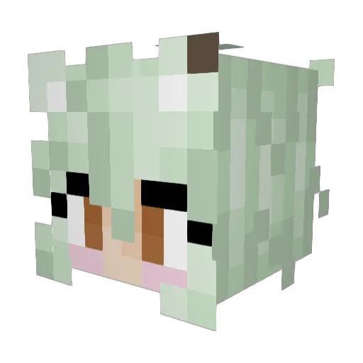oss067 Minecraft avatar head, 3D render