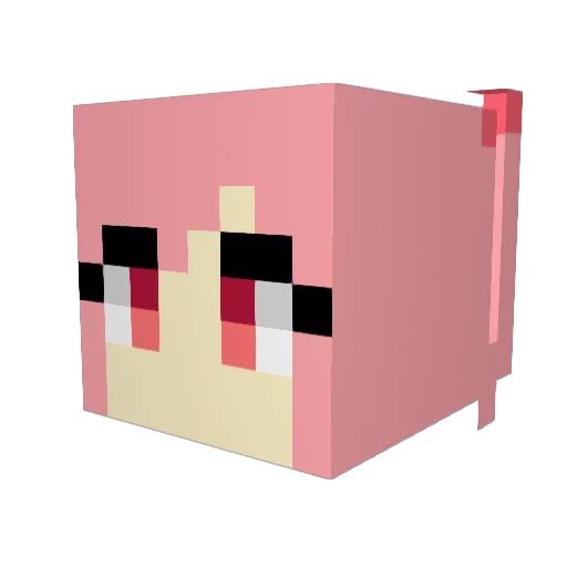 ossan1 Minecraft avatar head, 3D render