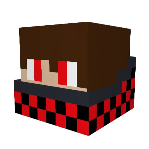 osseisthebest Minecraft avatar head, 3D render