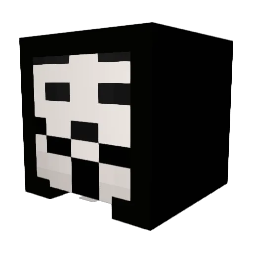 osskar Minecraft avatar head, 3D render