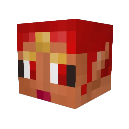 ossn93 Minecraft avatar head, 3D render
