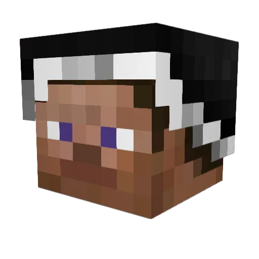 ossye Minecraft avatar head, 3D render