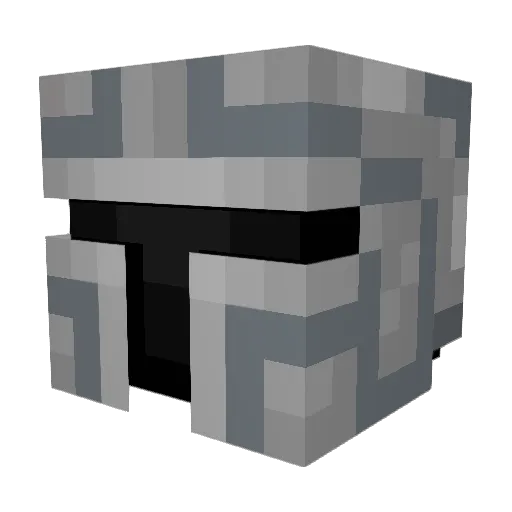 ost027 Minecraft avatar head, 3D render