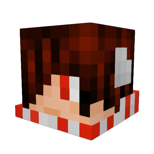 osten57 Minecraft avatar head, 3D render