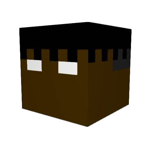 ostenutella21 Minecraft avatar head, 3D render