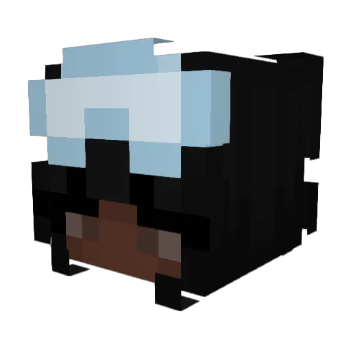 ostheoblast Minecraft avatar head, 3D render