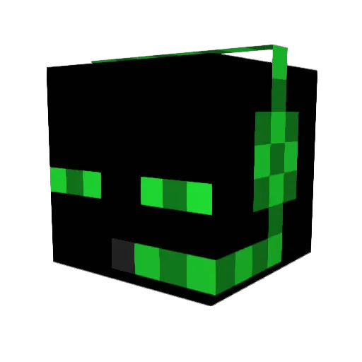 ostpedro Minecraft avatar head, 3D render