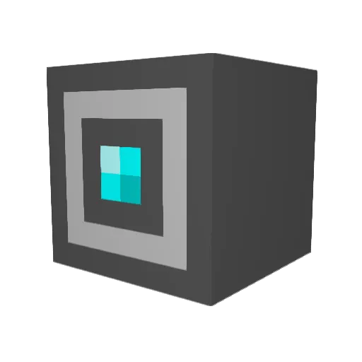 ostracod Minecraft avatar head, 3D render