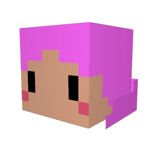 ostrich_1758 Minecraft avatar head, 3D render