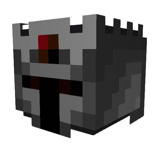 ostufan Minecraft avatar head, 3D render