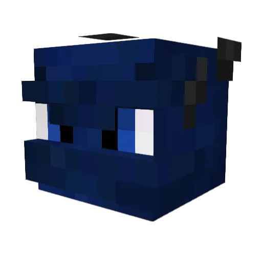 osu4ev Minecraft avatar head, 3D render